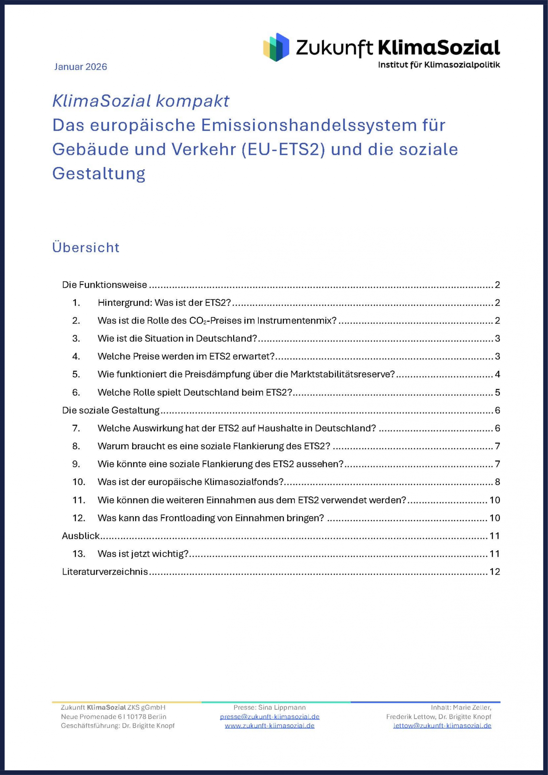 KlimaSozial-kompakt_EU-ETS2-und-soziale-Gestaltung_Titelblatt