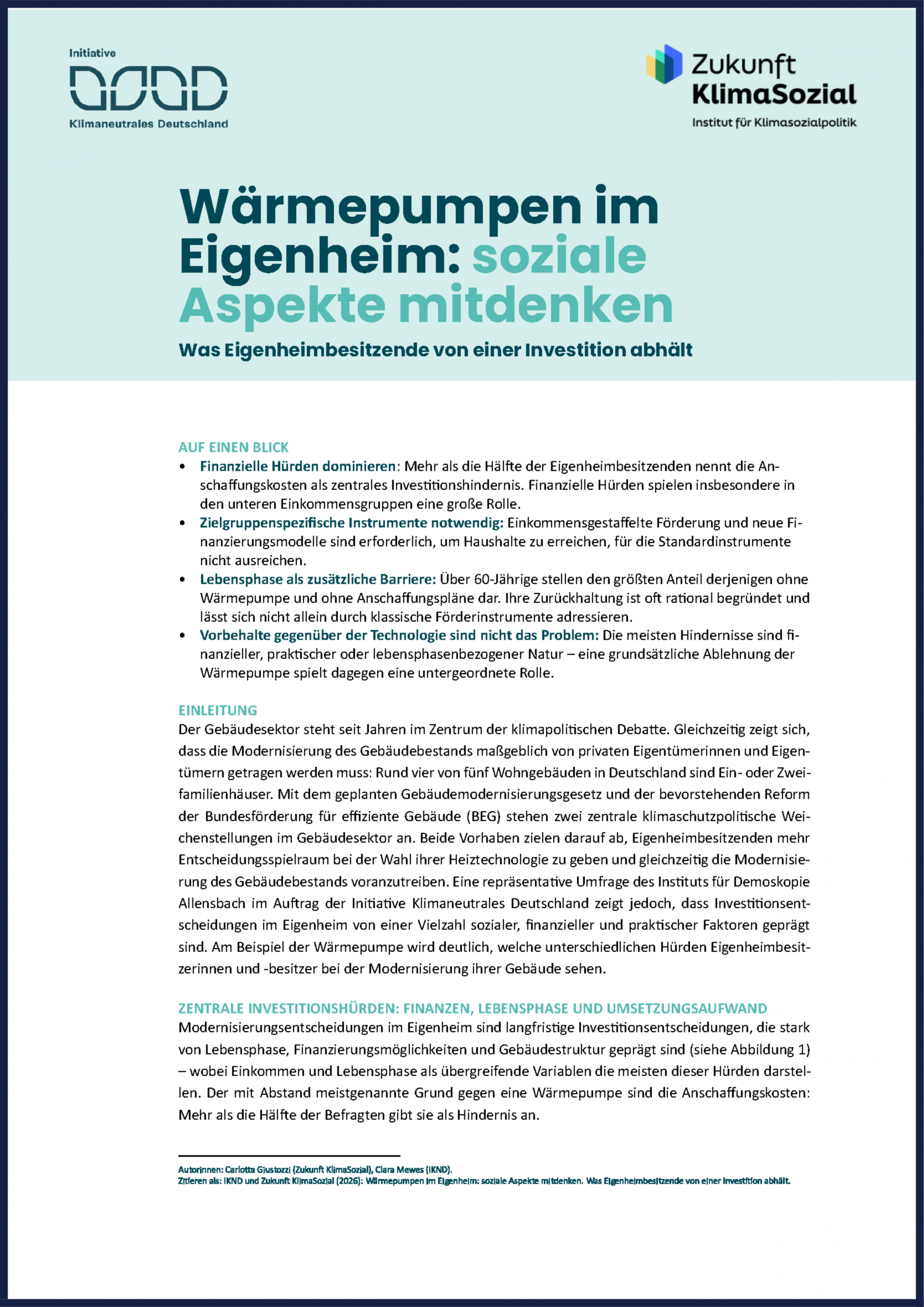 IKND_ZKS_Factsheet_Waermepumpen-im-Eigenheim_Titelblatt-mit-Rahmen