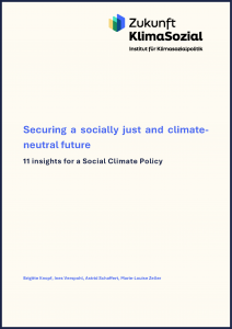 Zukunft-KlimaSozial_11-Insights-for-a-Social-Climate-Policy_Titelblatt-mit-Rahmen